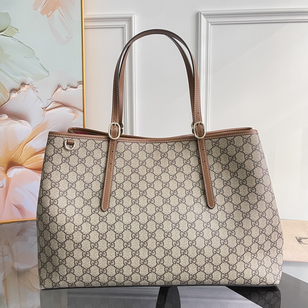 Gucci GG Emblem Maxi Tote Bag